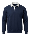 Classic Navy Blue with Grey Collar