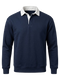 Classic Navy Blue with Grey Collar