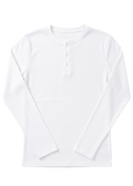 Long Sleeve Henly shirt White