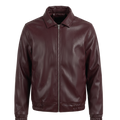 Burgundy Leather Jacket